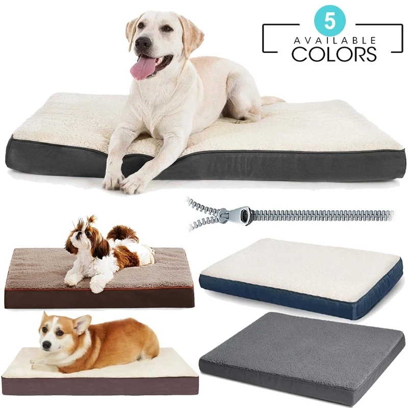 

Orthopedic Dog Bed House Memory Foam Pet Mattress Sofa Breathable Claming Bed with Removable Cover for Small Medium Large Dogs