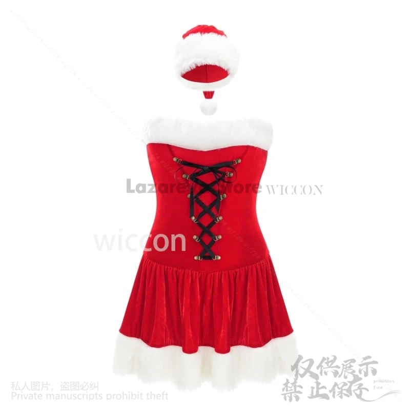 Аниме Рождественский косплей костюм высокого качества женское сексуальное