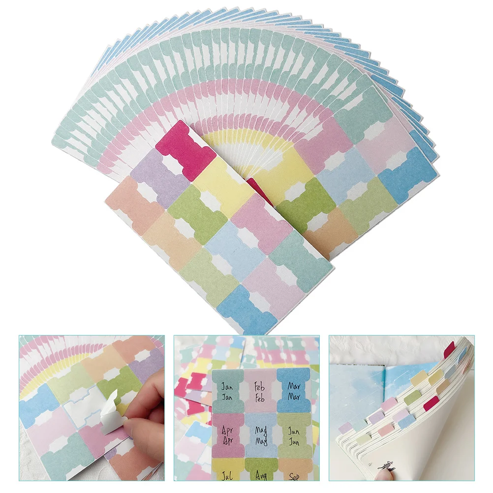 

Tabs Page Sticky Flagsfile Repositionable Markers Book Dividers Flag Stickers Strip Colored Notes Transparent Self Morandi