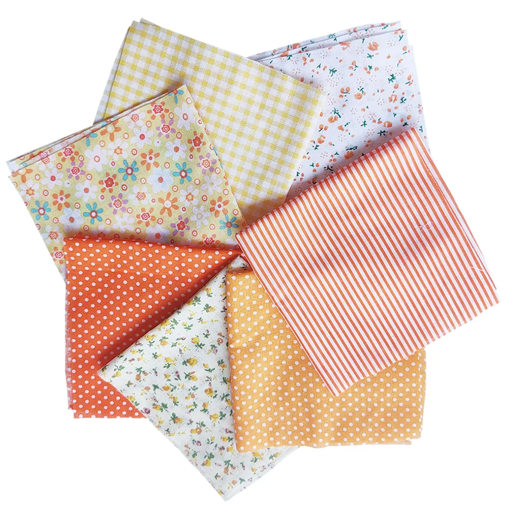 7 шт./комплект, хлопковые квадраты для шитья, 50 х50 см