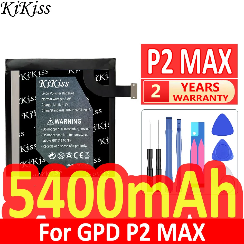 

Мощная батарея 5400 мАч KiKiss P2 MAX для GPD P2MAX P2 MAX 7,6 В 664793-2s