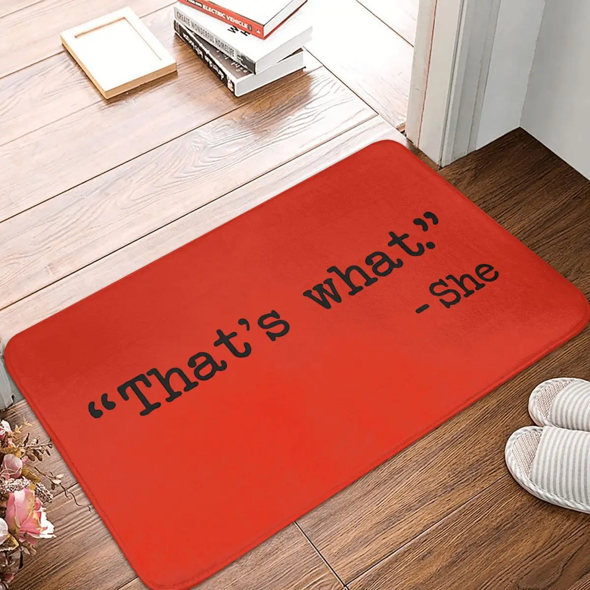 

The Office Michael Scott Bedroom Mat That's What She Said Quote Doormat Living Room Carpet Entrance Door Rug Home Decoration