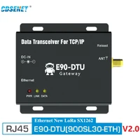cdsenet lora 868mhz 915mhz 30dbm sx1268 ethernet wireless modem transparent transmission module e90 dtu900sl30 ethv2 0