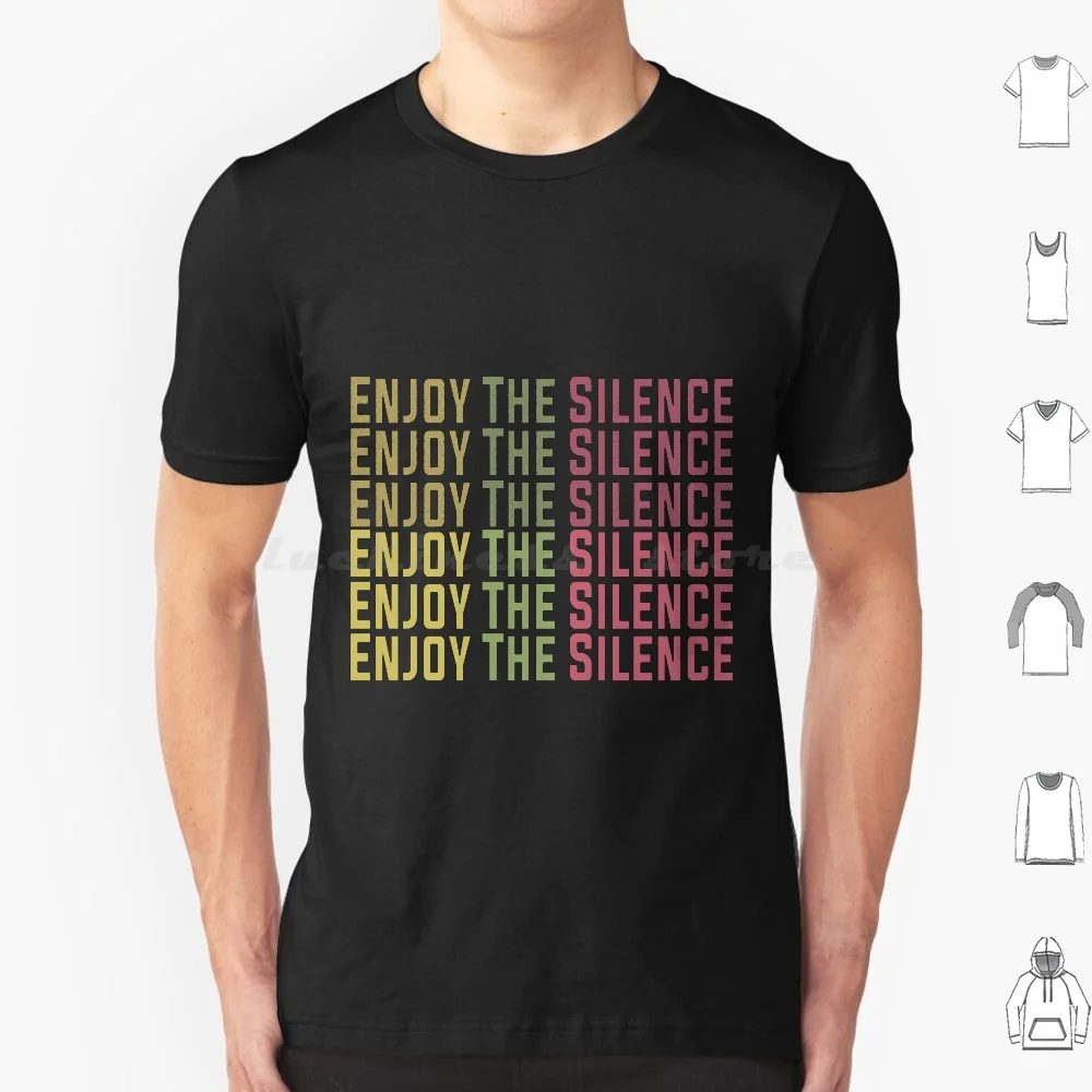 

Enjoy The Silence Lite Yellow Lite Green Lite Red | Perfect Gift | Gift T Shirt Cotton Men Women Diy Print Idea Quote Sayings