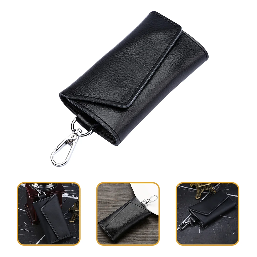 

Key Car Case Holder Waist Purse Keyring Organizer Storage Fob Wallet Hanging Cover Auto Pouch Entry Zipper Protector Keychain