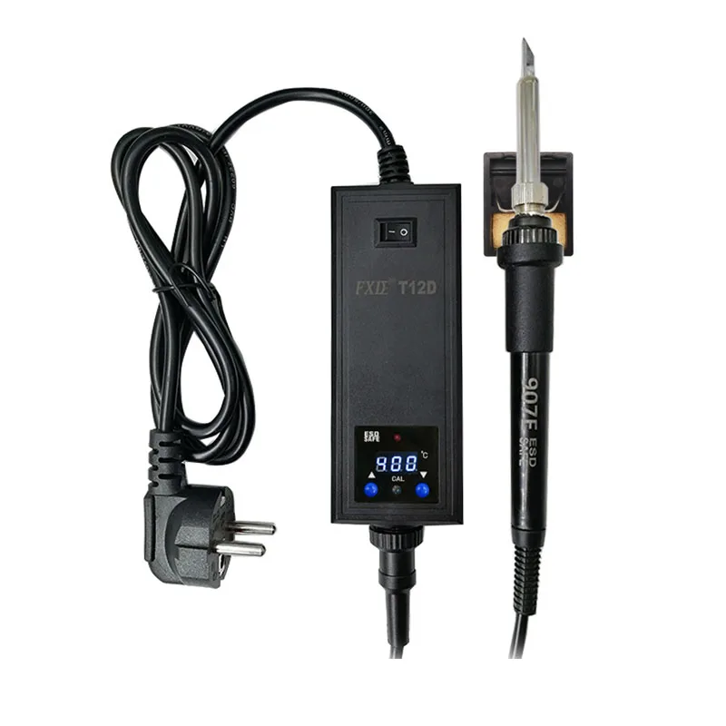 

Мини-паяльная станция T12, цифровой портативный электронный паяльник с термостатом для ремонта телефонов