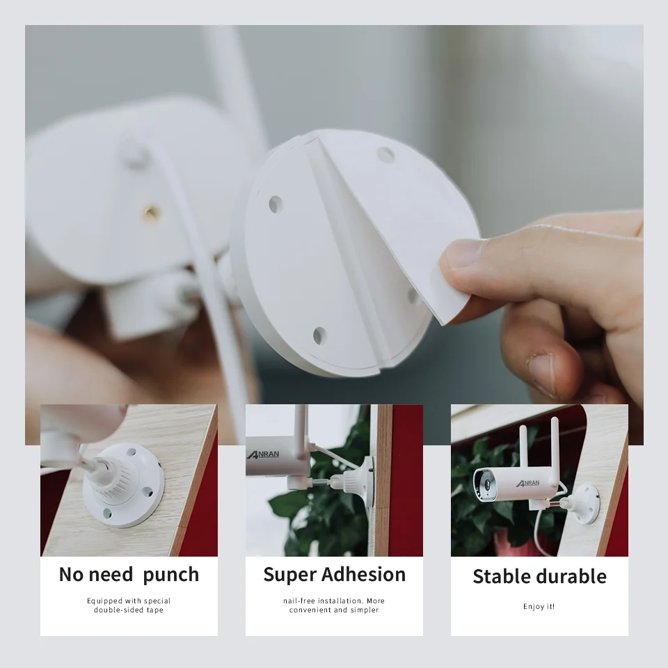 ANRAN 5MP панорамирования и наклона CCTV видео камеры комплект 1920P Комплект камер