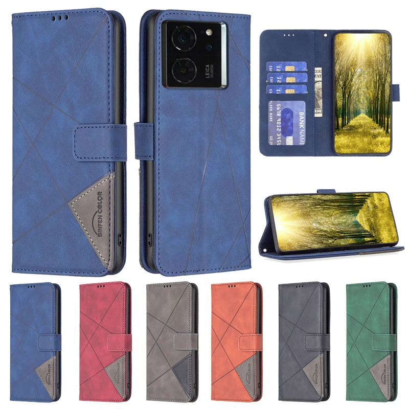 Кожаный чехол-бумажник с откидной крышкой для Xiaomi 14 T 13T 12T 12 13 Lite Pro Mi14 Mi14T 14tpro чехол