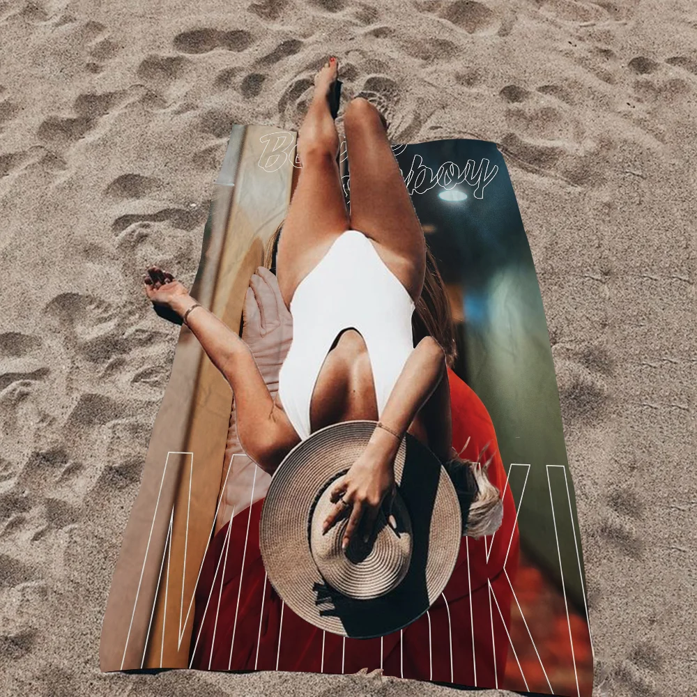 Hop Singer M-mitski Пляжные полотенца Полотенце для душа Сауна Путешествия Спа