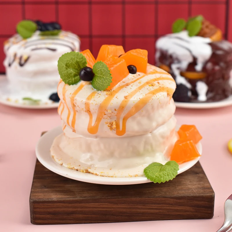 1 шт. имитация чашки для мороженого суфле пирожное модель пищи украшение