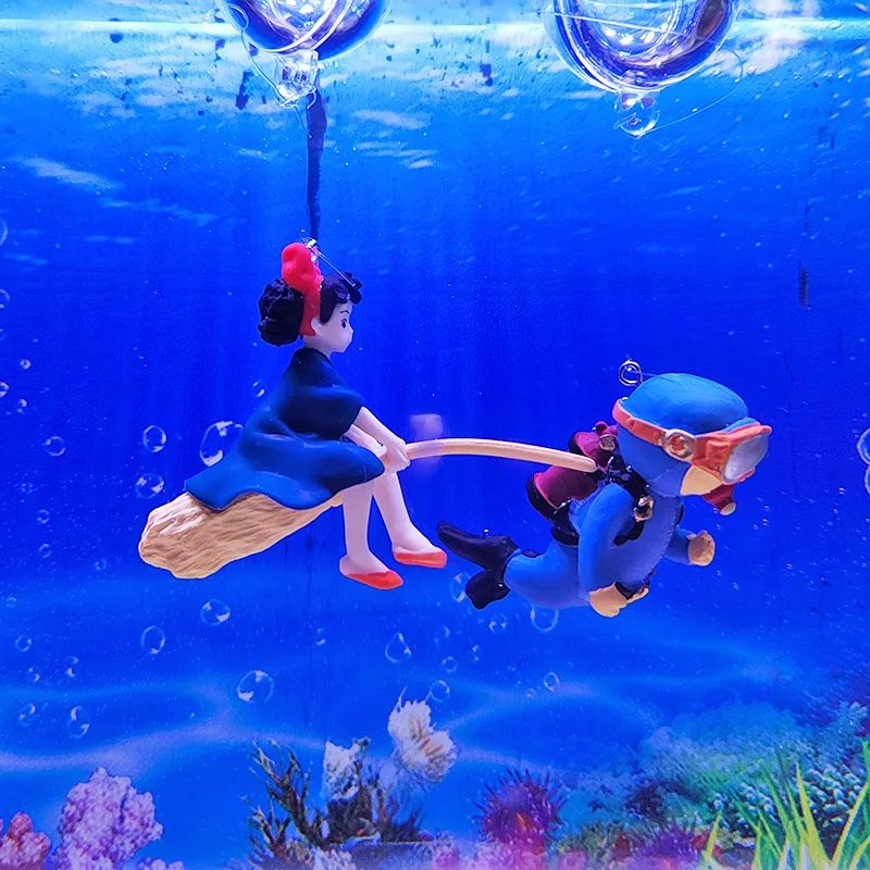 

Kawaii Resin Frogman Aquarium Ornaments Home Floating Decoration Simulated Mini Diver Fish Tank Aquarium Decor Birthday Gifts