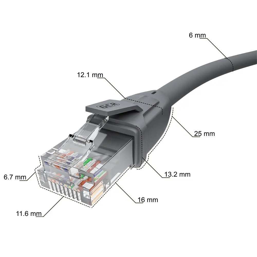 GCR патч корд прямой UTP rj45 ethernet cable для пк интернет кабель модема сетевой cat6 utp Smart TV