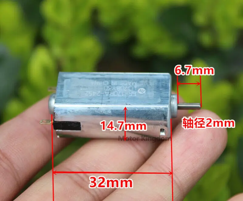 Mabuchi FF-170PA DC 1,2 V 2,4 V 3,7 V высокоскоростной электродвигатель