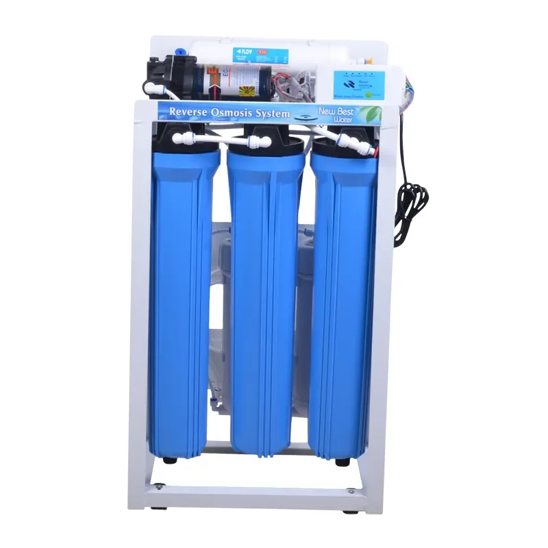 

400GPD capacity auto flush commercial reverse osmosis system machine