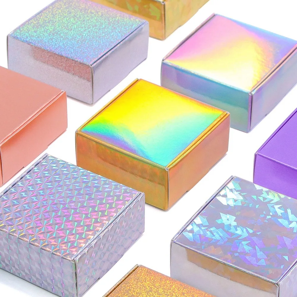Small Gift Boxes Sparkling Wedding Birthday Party Diy Packaging Box 10pcs