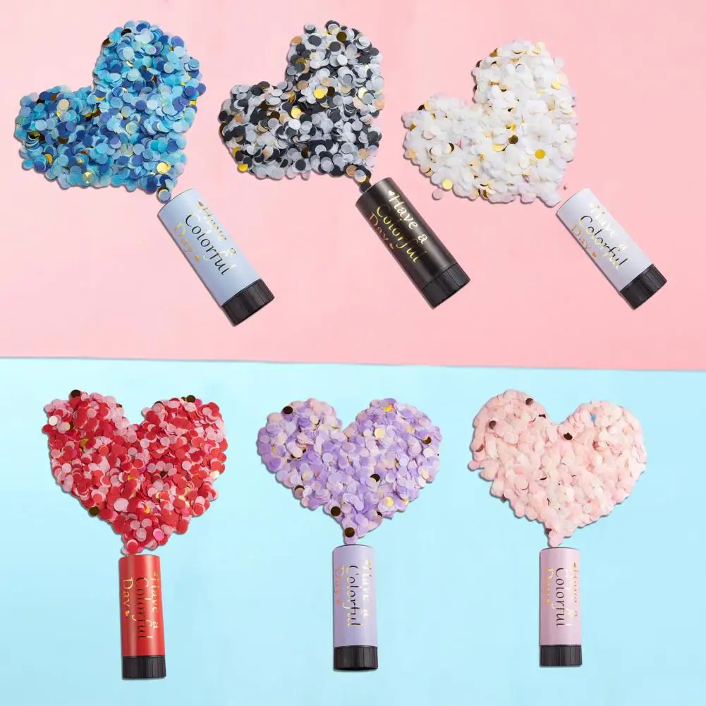 

Confetti Tube Romantic Handheld Congratulation Confetti CannonS1 Air Compressed Popper for Birthday