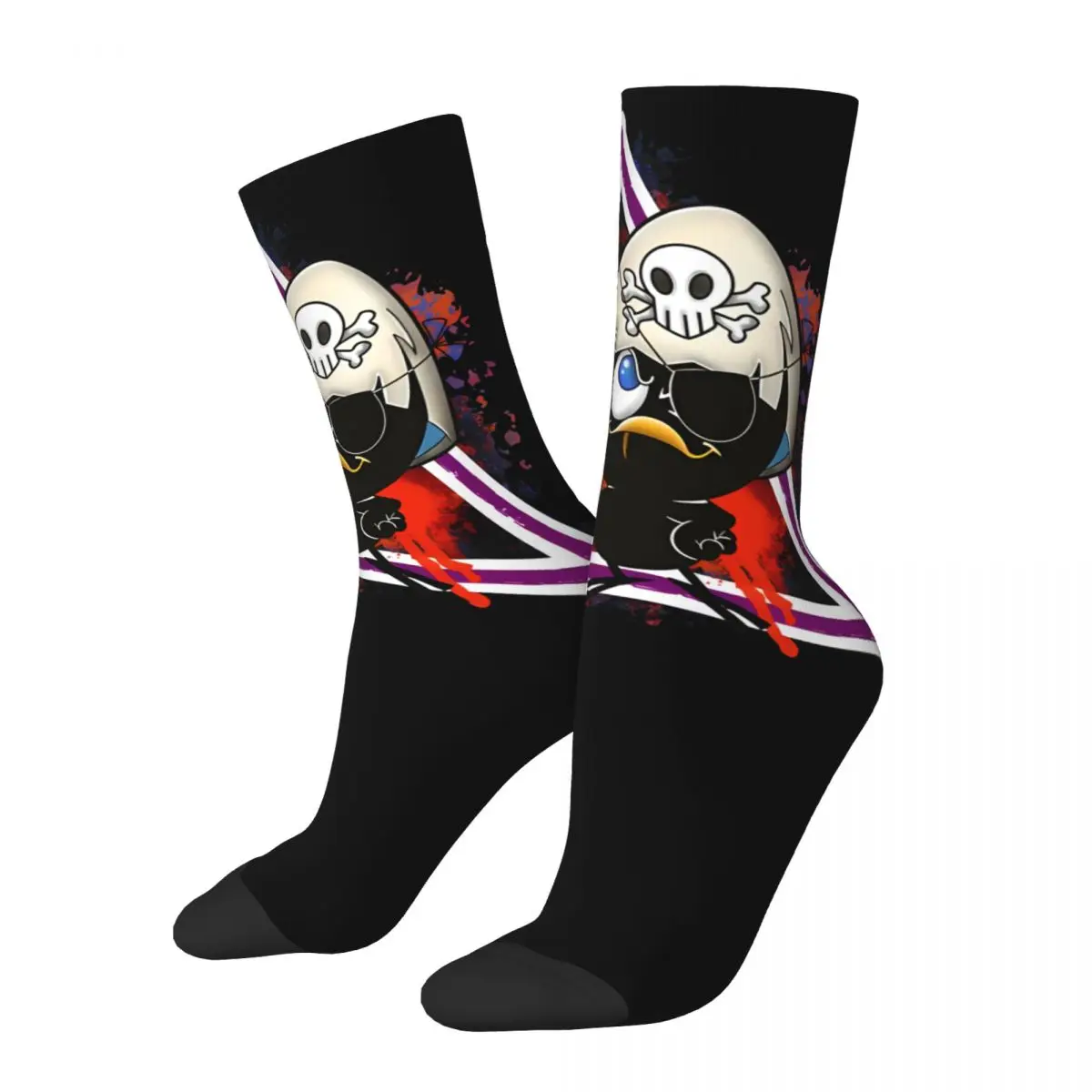 Носки мужские компрессионные в стиле Харадзюку забавные веселые уличном с