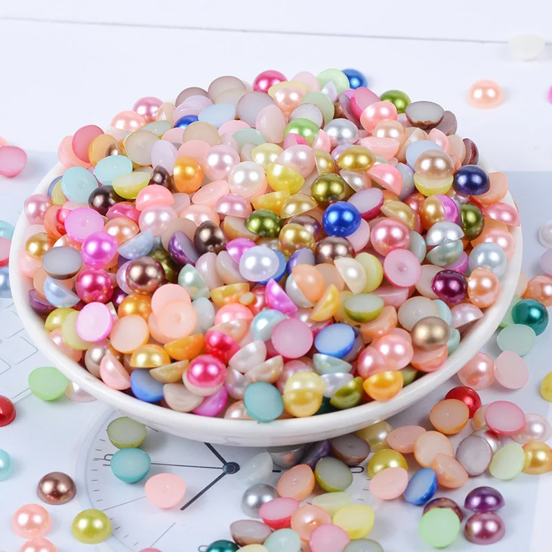 

Полукруглые бусины из АБС-пластика для бижутерии, 2-14 мм, 22 цвета, 1000 шт.