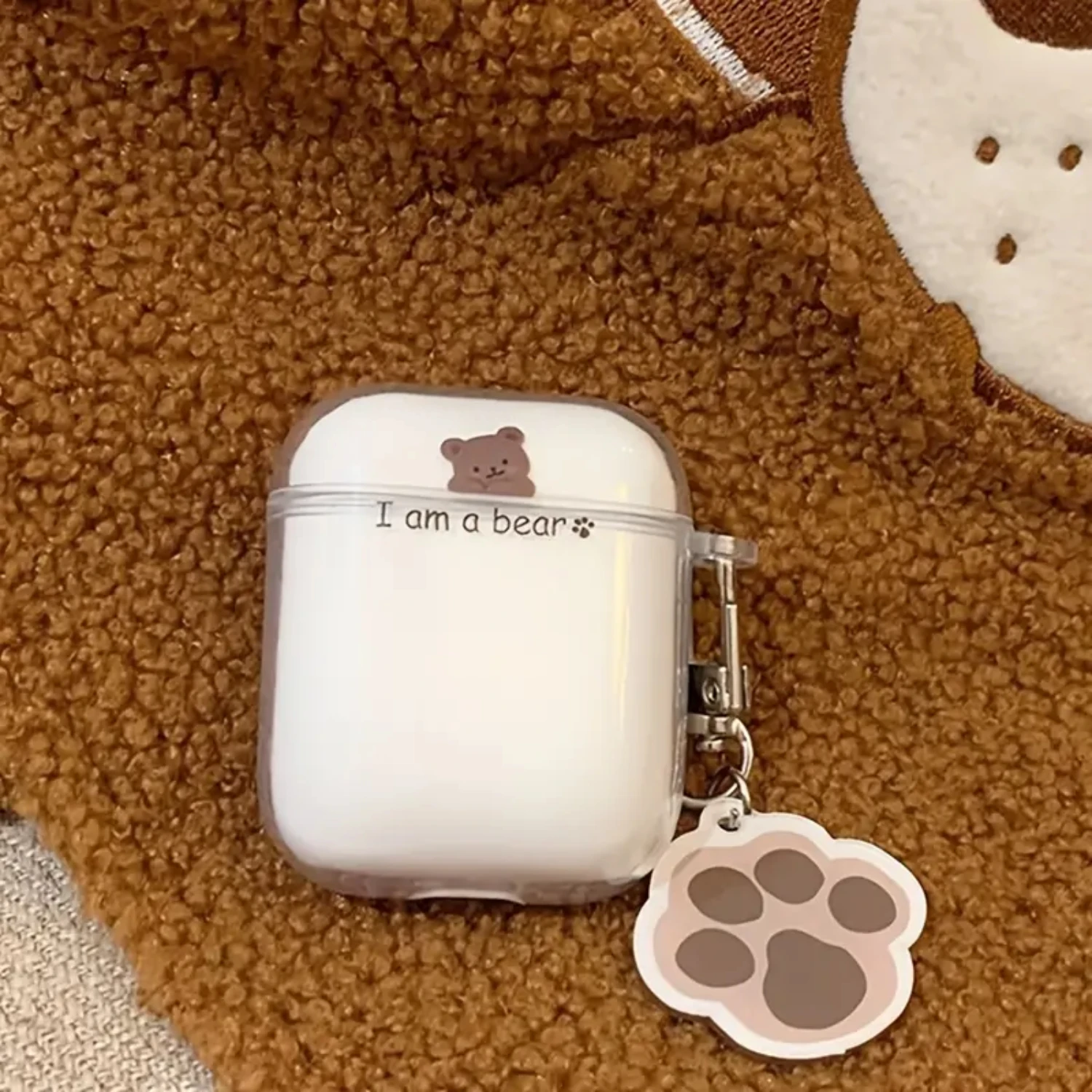 Симпатичный медведь рисунок Airpods2 фотосессия с медведем для AirPods1/2 AirPods Pro Pro2 3