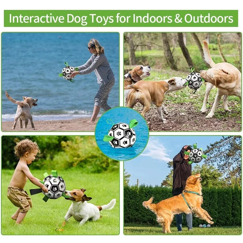 Auleприятная Детская футбольная игрушка с захватными вкладками для тренировок на открытом воздухе, мячи для жевания животных, аксессуары для...