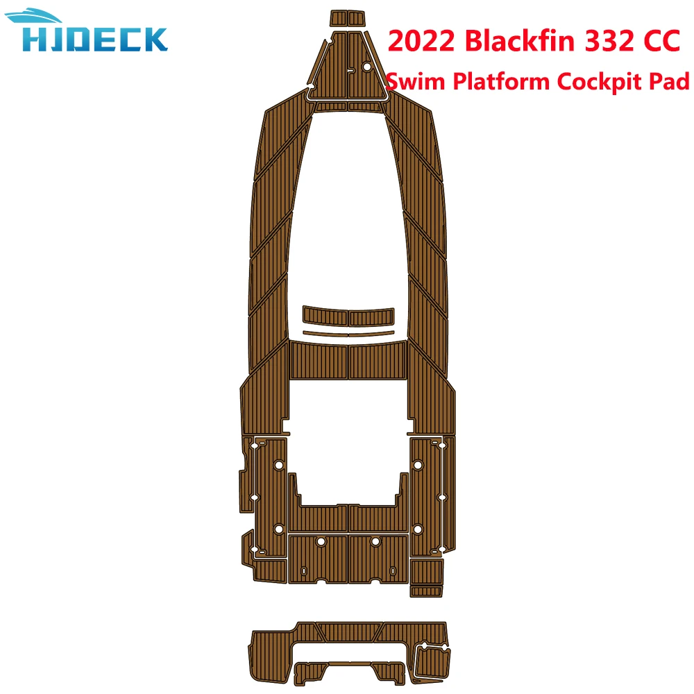 Комплект морской палубы для 2022 Blackfin 332 CC простыня яхты ковер нескользящая