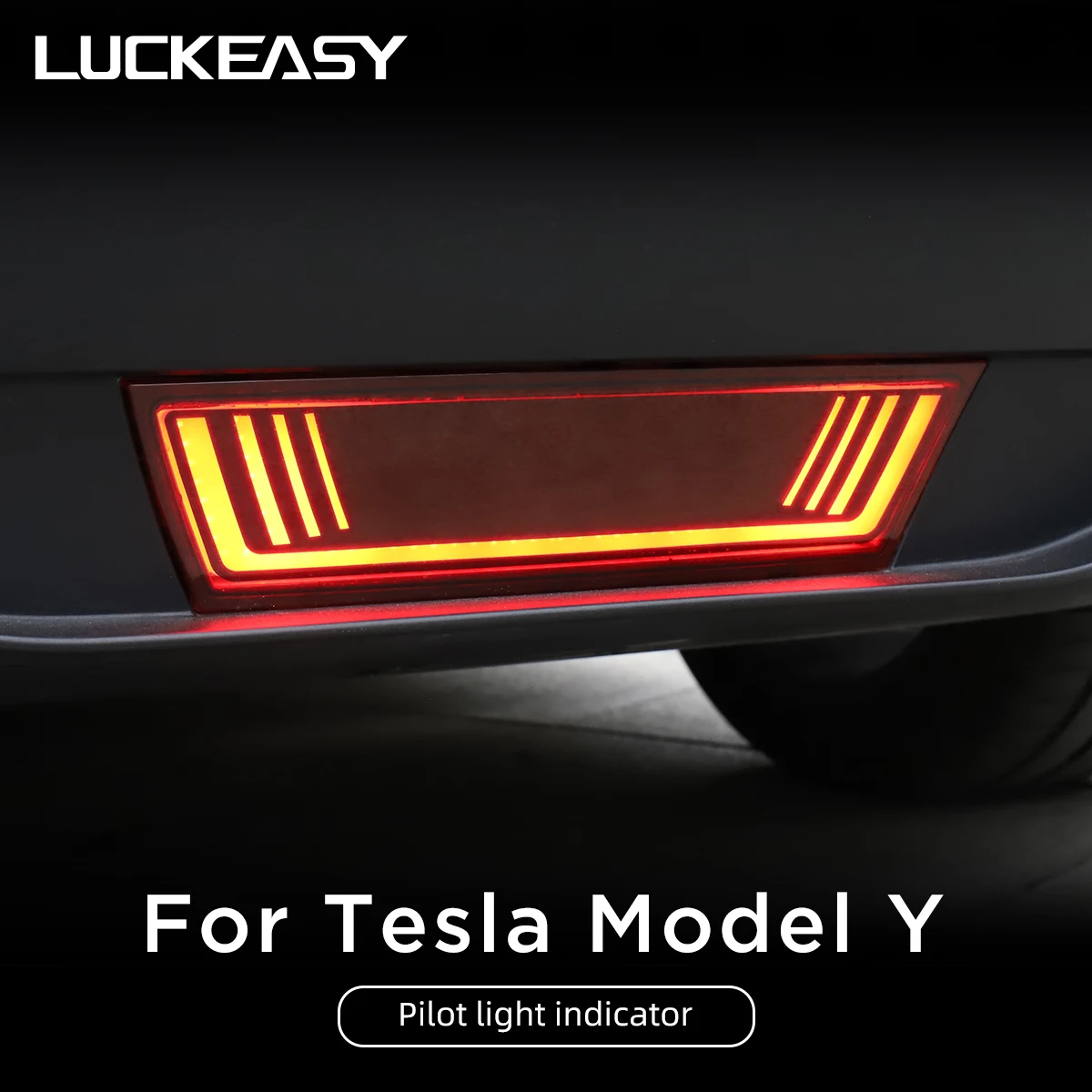 

Внешние аксессуары LUCKEASY для модели Tesla, автомобильные задние стоп-сигналы, Предупреждение сигналы, стоп-сигнал, сигнал поворота
