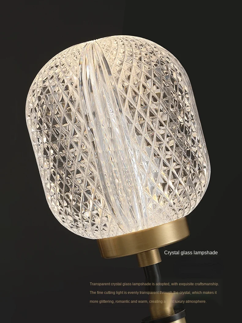 

zq Light Luxury Wall Lamp Post-Modern Living Room Background Wall Lamp Simple Bedroom Bedside Lamp