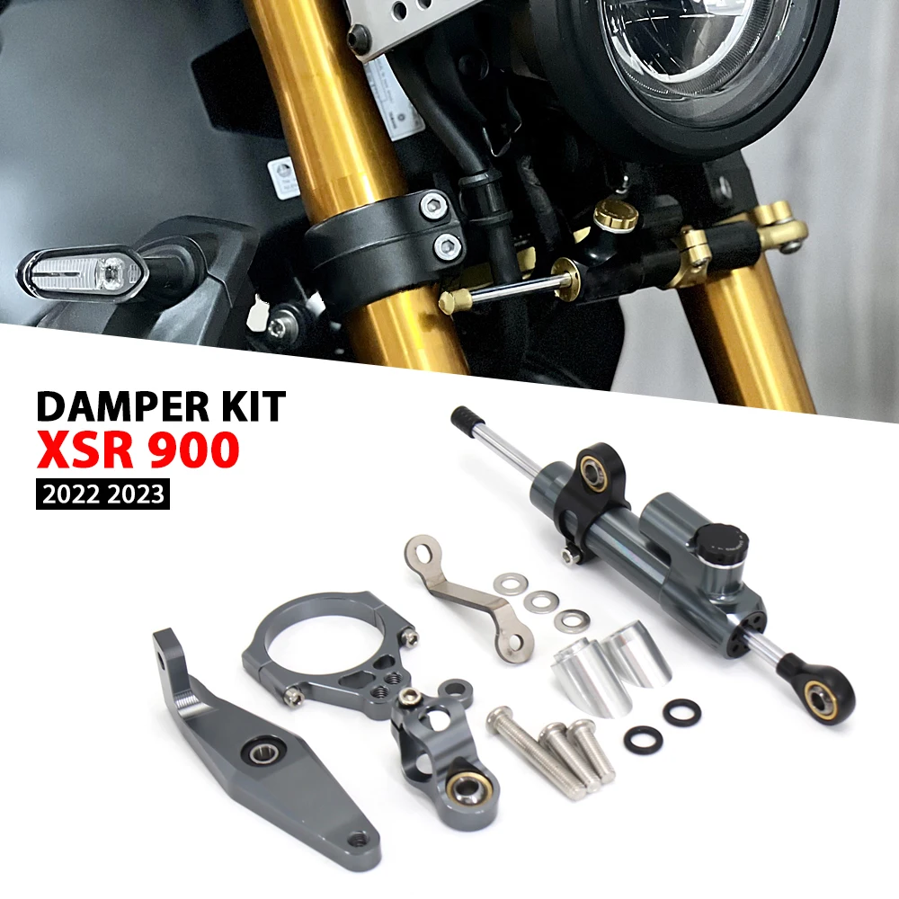 

New XSR900 CNC Steering Stabilize Damper Bracket Mount Motorcycle Accessories For Yamaha XSR 900 xsr900 xsr 900 2022 2023