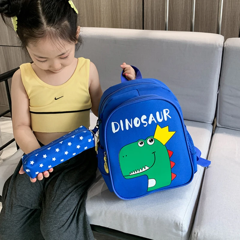 Girl Boy Unicorn Dinosaur Cartoon Printed Children Cute Backpacks In Kindergarten Kids Primary School Students Pen Bags Gift Hot
