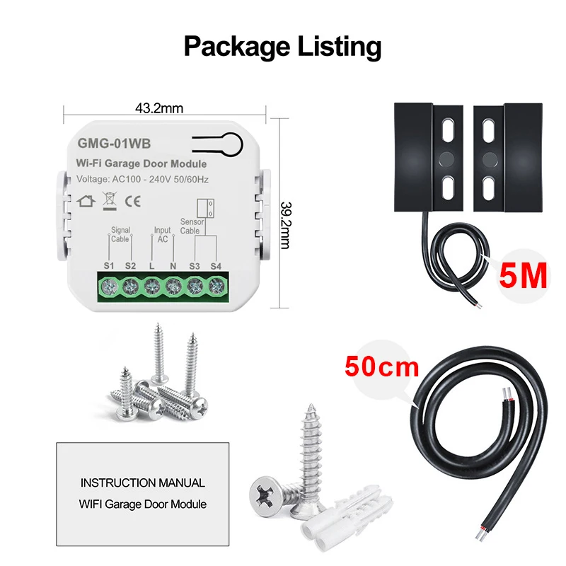 

Tuya WiFi Garage Door Controller