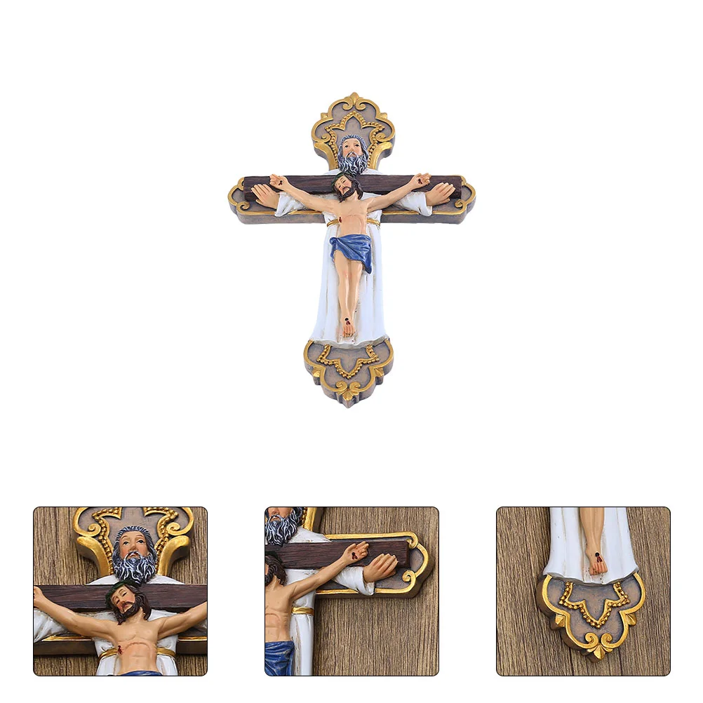 

Creative Jesus Cross Resin Crafts Christian Interior Decoration Gifts Resin Crafts