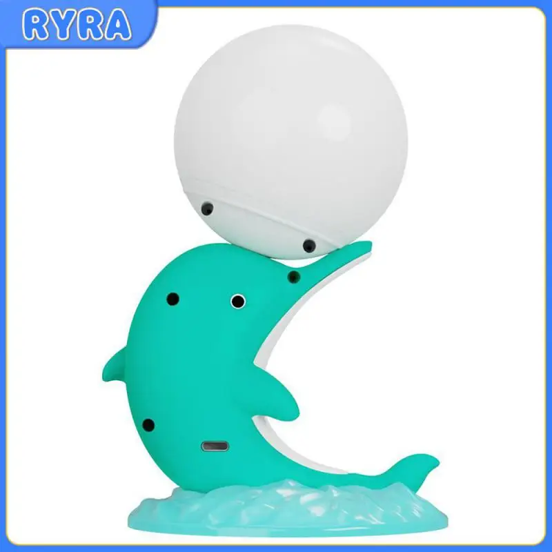 

Bedroom Table Lamp Silicone Cute Lamps With Sleeping Creative Sleep Lamps Bedroom Decoration For Child Gift Night Light Dolphin