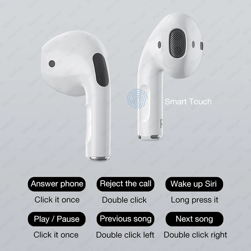 Оригинальные Apple AirPods Pro 4 TWS Bluetooth 5 0 наушники беспроводные Earpods игровая гарнитура