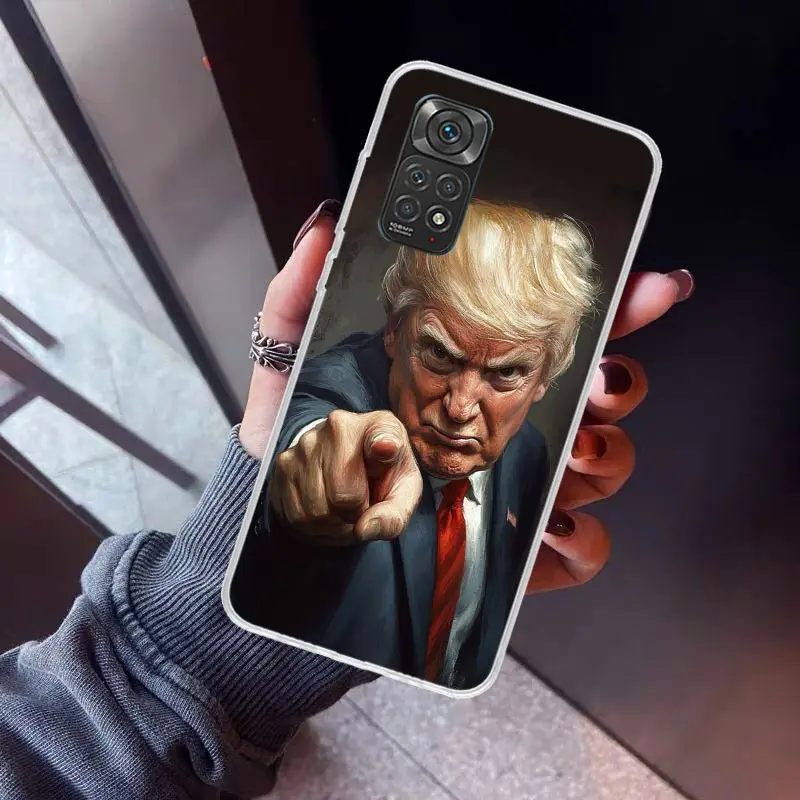 Чехол для телефона Donald Trump 2024 чехол Xiaomi Poco X3 X5 X6 X7 Pro X4 Nfc F6 F5 F4 Gt F3 M5 M5S M4 M3 F2 F1 мягкая