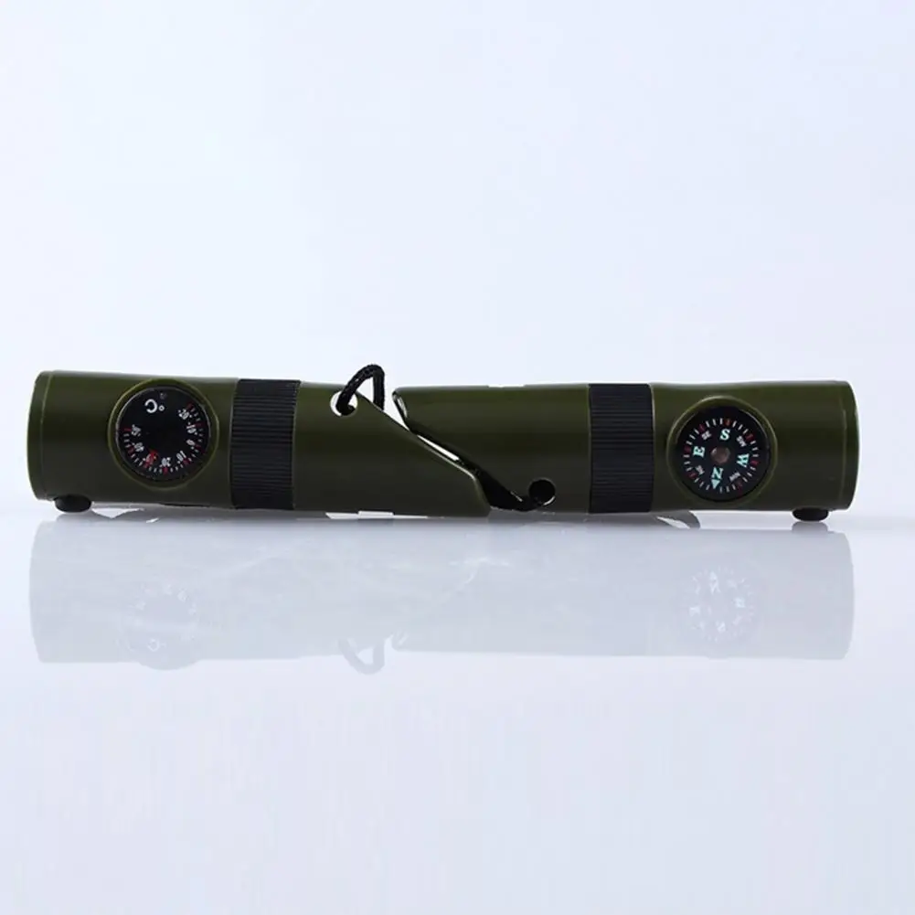 Многофункциональный свисток для выживания универсальный улицы со светодиодной