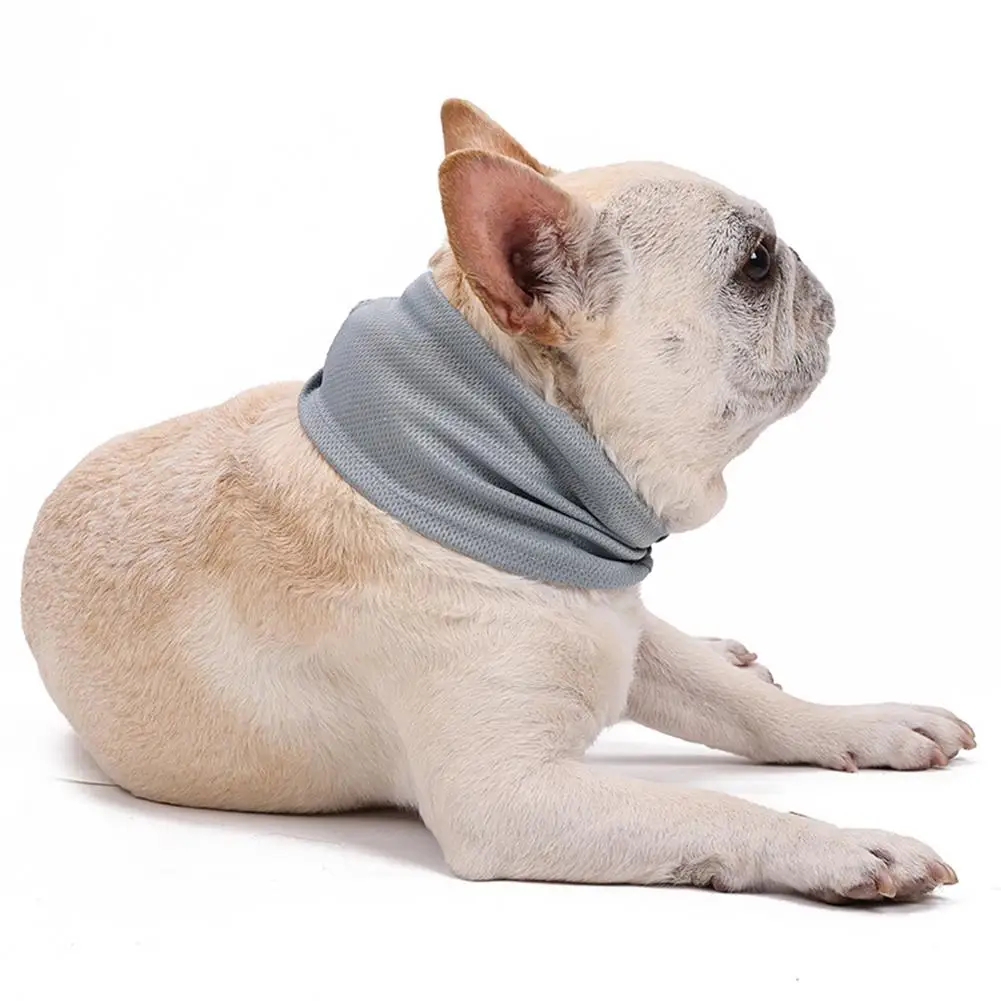 

NEW Summer Ice Collar Outdoor Comfortable Breathable Pet Scarf Cooling Bandana Pet Supplies For Dogs Cats