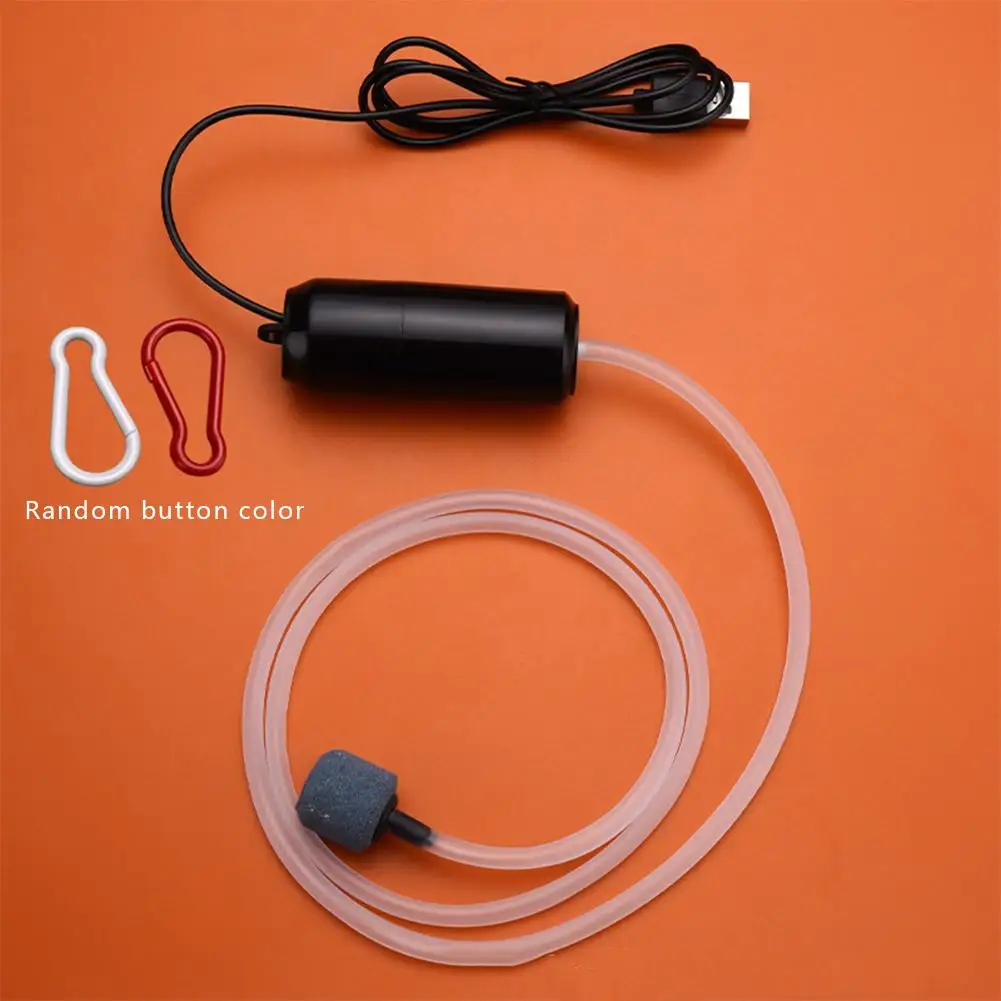 Портативный Кислородный воздушный насос с USB бесшумный аквариумный резервуар