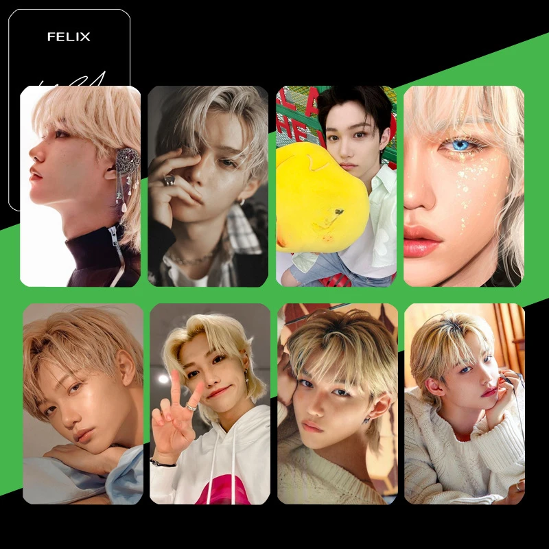 Kpop Boy Group Photocard Maniac LOMO Card Felix Hyunjin Bangchan Lee Know I.N Han Двусторонняя открытка Подарочная