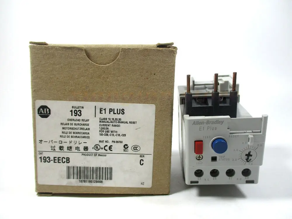 

1 шт. электронное реле перегрузки 193-EEBB 0,2-1A 193-EECB 1-5A аксессуары