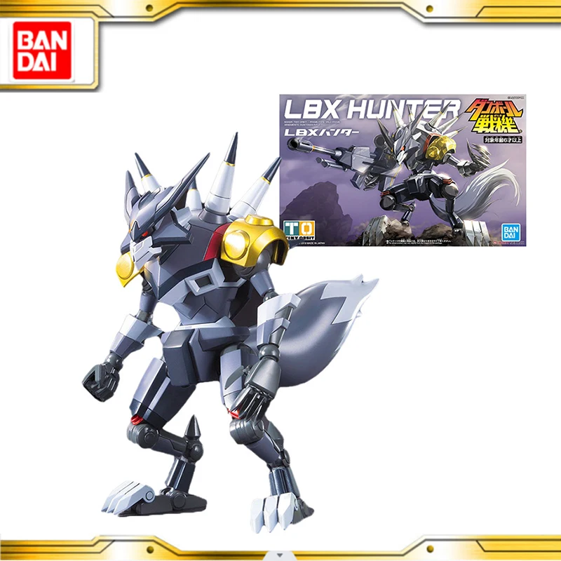 

Bandai Gundam Original OLM TEAM INOUE Wars Lbx 005 Hunter Rifle Robot Anime Action Figure Collection Assembly Model Toys Gifts
