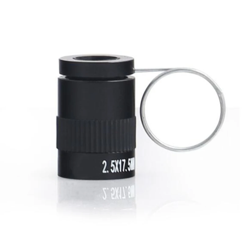 

BIJIA Карманный телескоп с кольцом-пряжкой 2,5x17,5 мм Mini Ultra Micro Finger Buckle Telescope