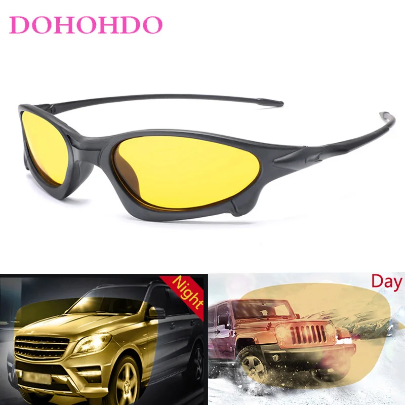 

DOHOHDO New Anti-Glare Polarized Sunglasses Men's Night Vision Driving Sun Glasses For Men Women Lens Male Goggles Gafas De Sol
