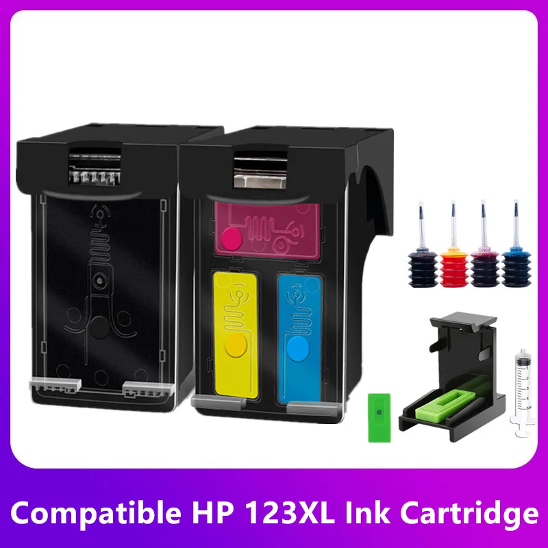 

123XL Replacement for hp Deskjet 2620 Ink Cartridge for hp 123 HP123 Deskjet 2630 2632 2130 2132 2134 Officejet 3830 3831 3832