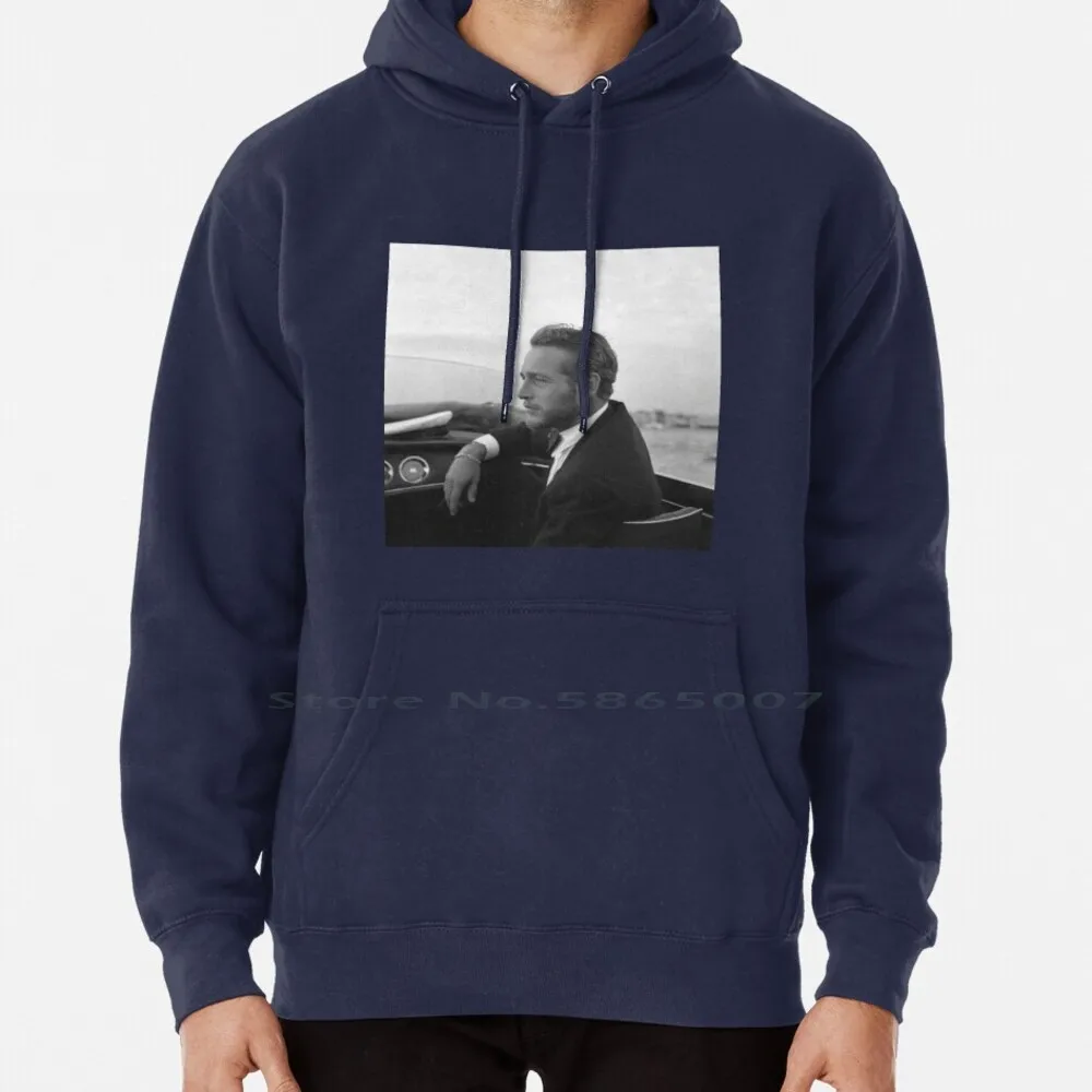 

Paul Newman Hoodie Sweater 6xl Cotton Paul Newman In Car Beard Convertible Black And White Tuxedo Suit American Actor Blue Eyes