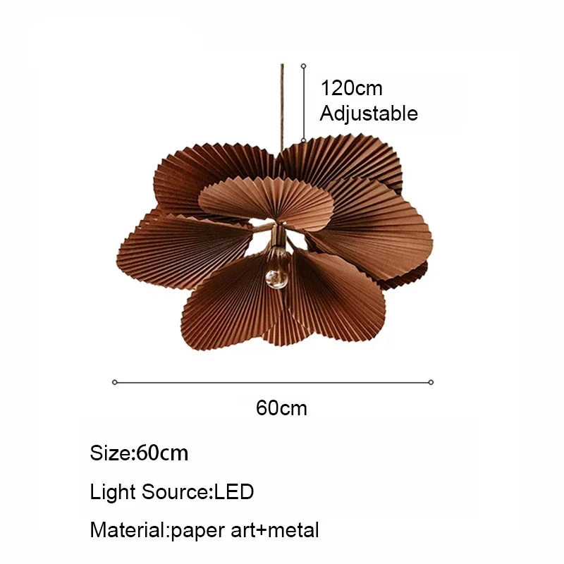 

Winfordo Wabi Sabi потолочная люстра из бумаги и металла