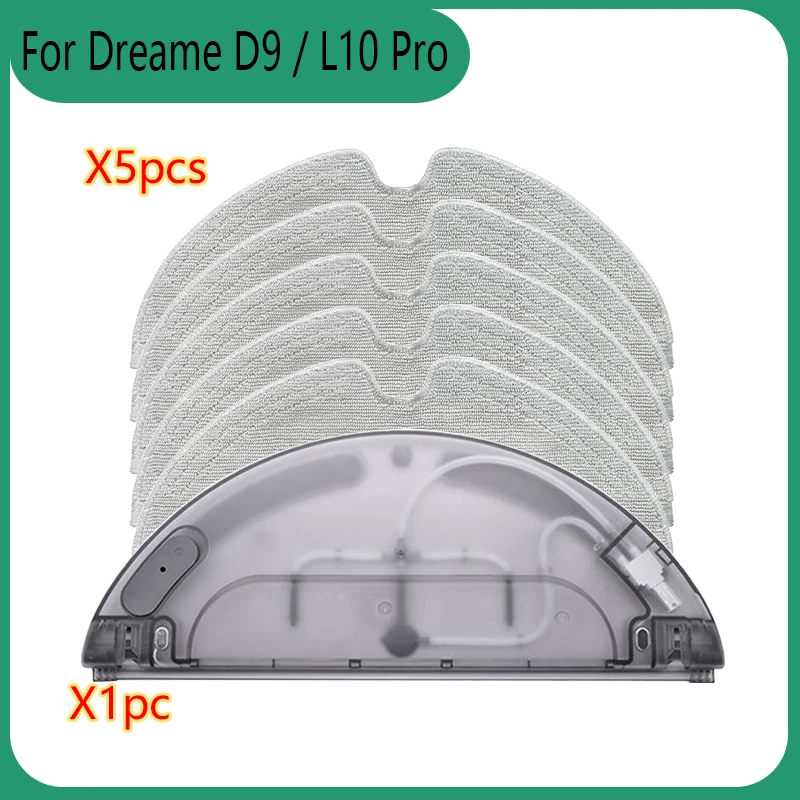 

Accessories For Dreame L10 Pro / D9 Water Tank Robot Vacuum Cleaner Spare Parts Washable Cloth Mop Water Tank Rag Replacement