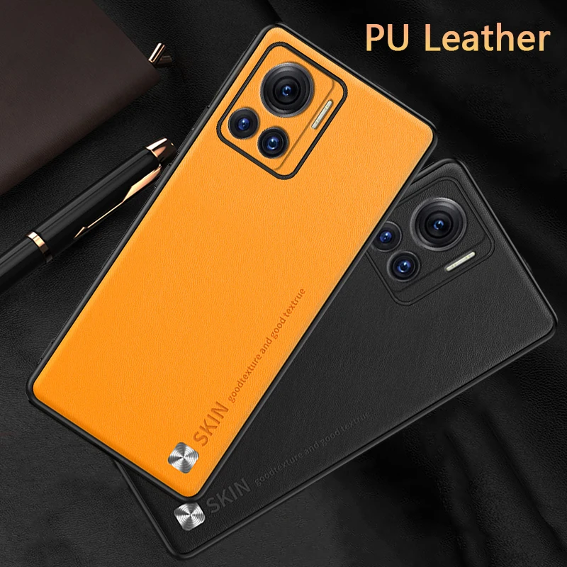 

For Motorola Moto X30 Pro Case Luxury Leather Silicone Phone Case For Moto X30Pro X 30 Pro Camera Shockproof Protect Back Cover
