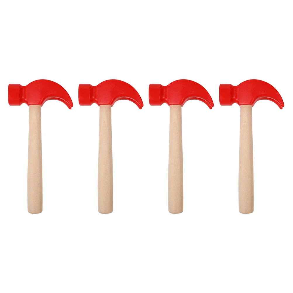 

4Pcs Toys Hammer Kids Hammer Toys Kids Cognition Toys Wooden Hammer Toys for Interactive Learning