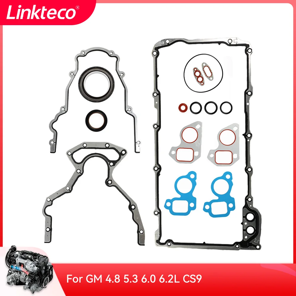 

Прокладка масляного поддона двигателя, комплект нижних прокладок, прокладка передней и задней крышки ГРМ для 97-16 GM 4,8 5,3 6,0 6,2 л CS9284 CS5975