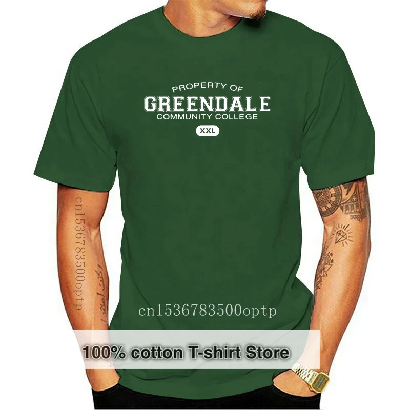 

Fashion Cool Men T shirt Women Funny tshirt Greendale Community College Customized Printed T-Shirt